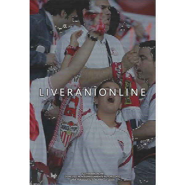 Eindhoven 10-05-2006 Finale Cppa UEFA 2005/06 stadio PSV Middlesbrough-Siviglia 0:4 nella foto tifosi siviglia ph marco luzzani/ag aldo liverani s.a.s.