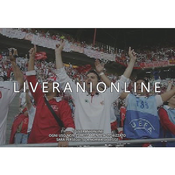 Eindhoven 10-05-2006 Finale Cppa UEFA 2005/06 stadio PSV Middlesbrough-Siviglia 0:4 nella foto tifosi siviglia ph marco luzzani/ag aldo liverani s.a.s.
