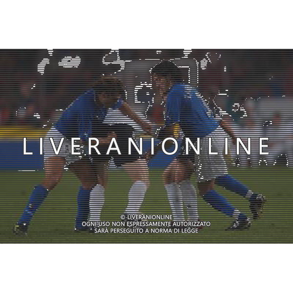 Stoccarda (ger) 20-08-03 Amichevole Germania-Italia nella foto VIERI E ZAMBROTTA foto marco luzzani/Ag. Aldo Liverani s.a.s.