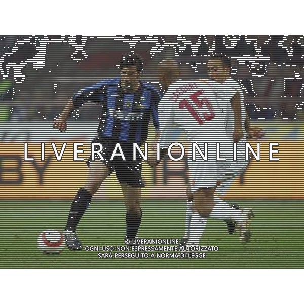 Milano 11/05/2006 finale coppa italia tim cup 2005/06 inter-roma nella foto figo, kharja e dacourt ph marco luzzani/ag aldo liverani s.a.s.
