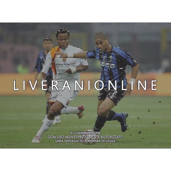 Milano 11/05/2006 finale coppa italia tim cup 2005/06 inter-roma nella foto adriano e mancini ph marco luzzani/ag aldo liverani s.a.s.