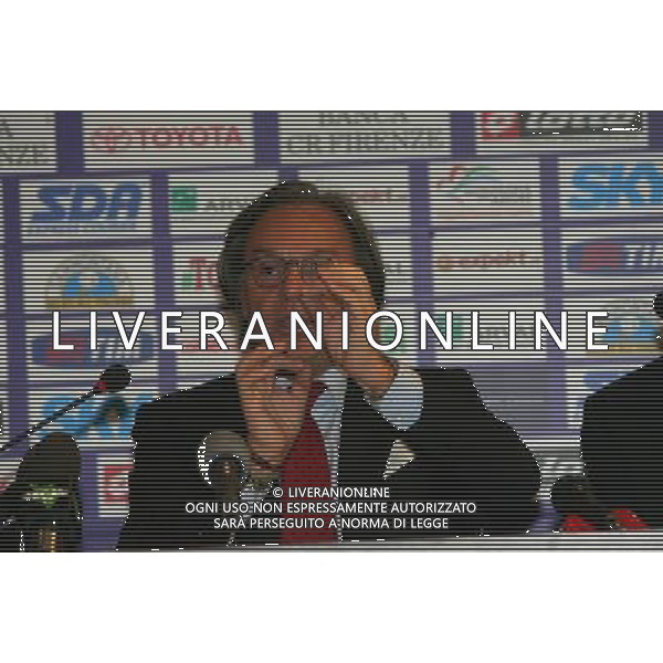Firenze 13 maggio 2006, alle ore 11.00 presso la Sala Conferenze dello Stadio Franchi conferenza stampa del Presidente Onorario Diego Della Valle e del Presidente Andrea Della Valle ph gianni nucci/ag aldo liverani
