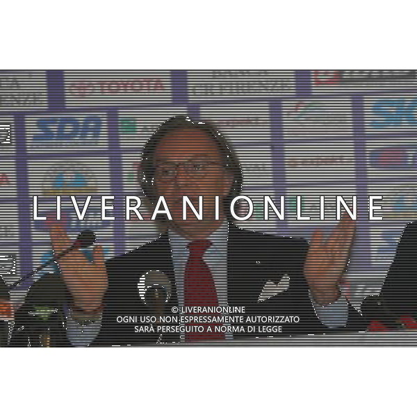 Firenze 13 maggio 2006, alle ore 11.00 presso la Sala Conferenze dello Stadio Franchi conferenza stampa del Presidente Onorario Diego Della Valle e del Presidente Andrea Della Valle ph gianni nucci/ag aldo liverani