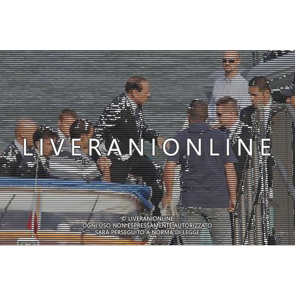 Cernobbio Lago di como 05/09/2005 Battesimo di Jordan il primogenito di Andriy Shevchenko e Kristen Pazik nella foto l\'arrivo del presidente del consiglio Silvio Berlusconi ph Andry/agenzia aldo liverani