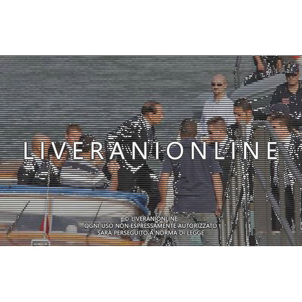 Cernobbio Lago di como 05/09/2005 Battesimo di Jordan il primogenito di Andriy Shevchenko e Kristen Pazik nella foto l\'arrivo del presidente del consiglio Silvio Berlusconi ph Andry/agenzia aldo liverani