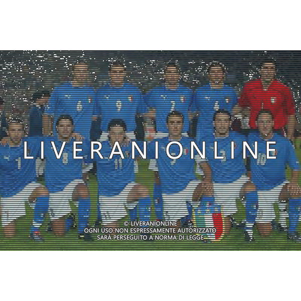 Stoccarda (ger) 20-08-03 Amichevole Germania - Italia Nazionale Calcio nella foto Formazione Italia* foto marco luzzani/Ag. Aldo Liverani s.a.s.