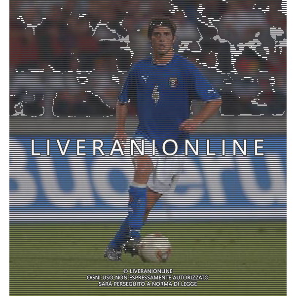 Stoccarda (ger) 20-08-03 Amichevole Germania - Italia Nazionale Calcio nella foto Tacchinardi Alessio* foto marco luzzani/Ag. Aldo Liverani s.a.s.