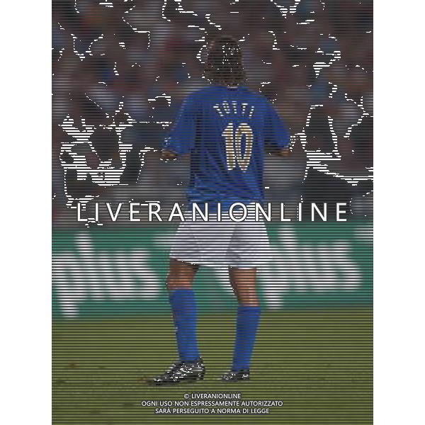 Stoccarda (ger) 20-08-03 Amichevole Germania - Italia Nazionale Calcio nella foto Totti Francesco* foto marco luzzani/Ag. Aldo Liverani s.a.s.