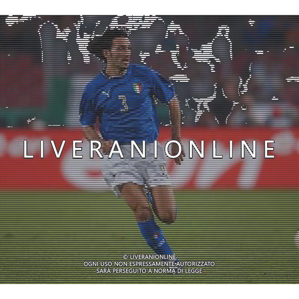 Stoccarda (ger) 20-08-03 Amichevole Germania - Italia Nazionale Calcio nella foto Zambrotta Gianluca* foto marco luzzani/Ag. Aldo Liverani s.a.s.