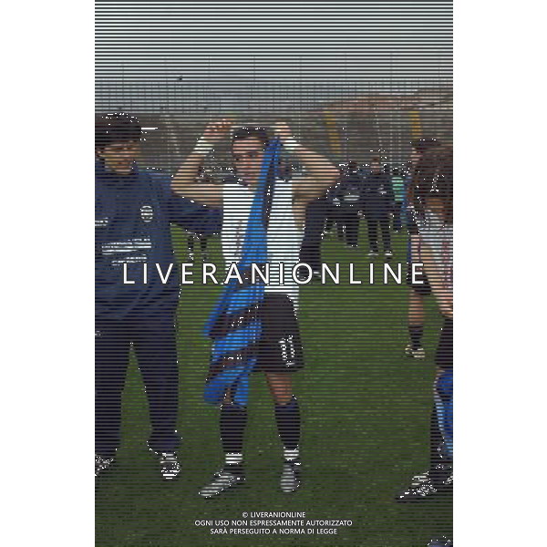 BERGAMO 02/04/2003 ATALANTA - LAZIO FINALE DI RITORNO DELLA COPPA ITALIA PRIMAVERA NELLA FOTO RANTIER A FINE GARA FOTO MARCO LUZZANI / AGENZIA ALDO LIVERANI