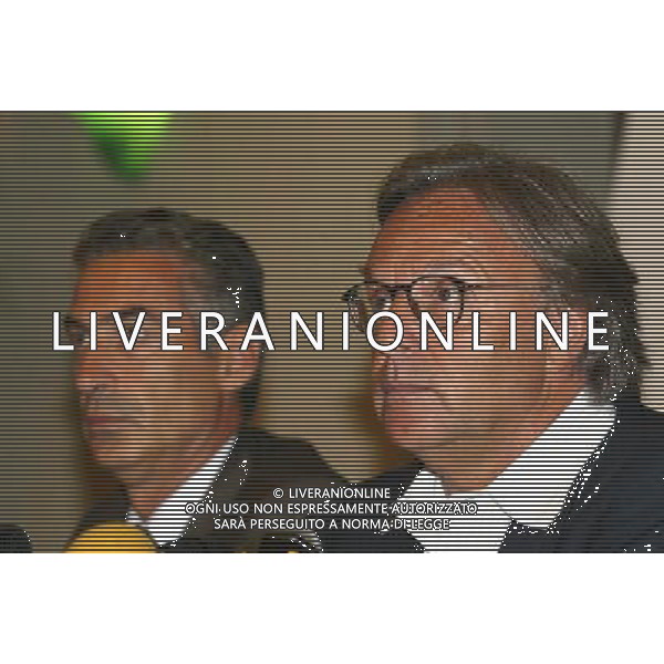 FIORENTINA CALCIO 2003/2004 NELLA FOTO DIEGO DELLA VALLE FOTO ALDO LIVERANI