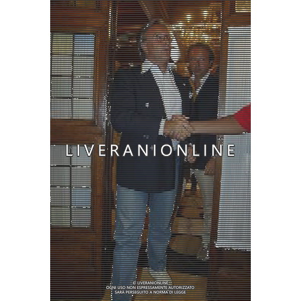 FIORENTINA CALCIO 2003/2004 NELLA FOTO DIEGO DELLA VALLE FOTO ALDO LIVERANI