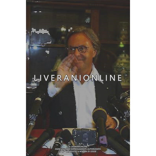 FIORENTINA CALCIO 2003/2004 NELLA FOTO DIEGO DELLA VALLE FOTO ALDO LIVERANI