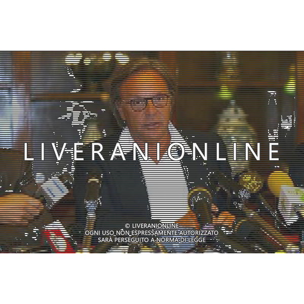 FIORENTINA CALCIO 2003/2004 NELLA FOTO DIEGO DELLA VALLE FOTO ALDO LIVERANI