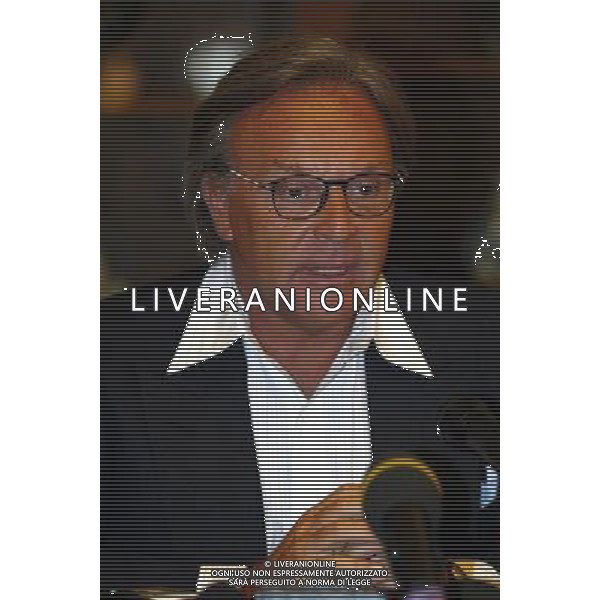 FIORENTINA CALCIO 2003/2004 NELLA FOTO DIEGO DELLA VALLE FOTO ALDO LIVERANI