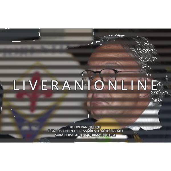 FIORENTINA CALCIO 2003/2004 NELLA FOTO DIEGO DELLA VALLE FOTO ALDO LIVERANI