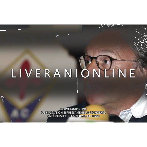 FIORENTINA CALCIO 2003/2004 NELLA FOTO DIEGO DELLA VALLE FOTO ALDO LIVERANI