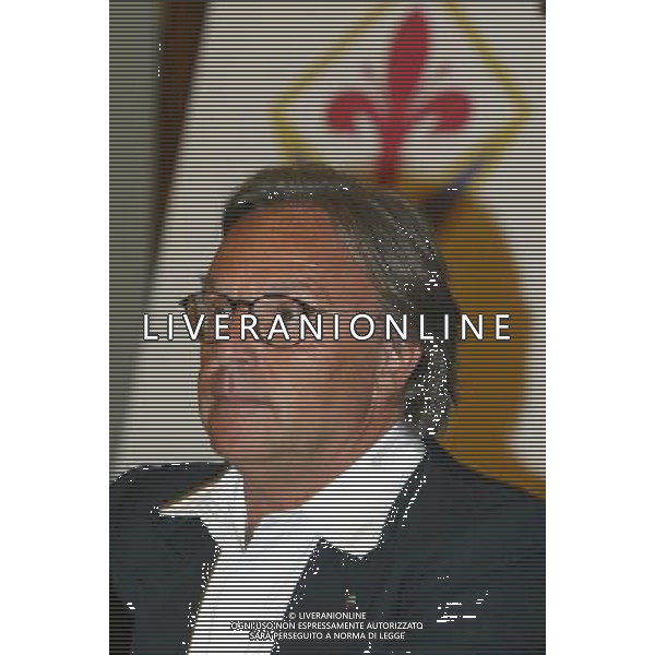 FIORENTINA CALCIO 2003/2004 NELLA FOTO DIEGO DELLA VALLE FOTO ALDO LIVERANI