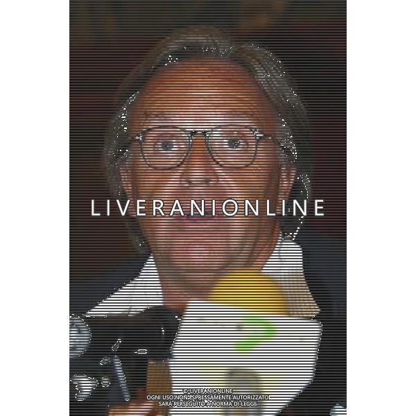FIORENTINA CALCIO 2003/2004 NELLA FOTO DIEGO DELLA VALLE FOTO ALDO LIVERANI