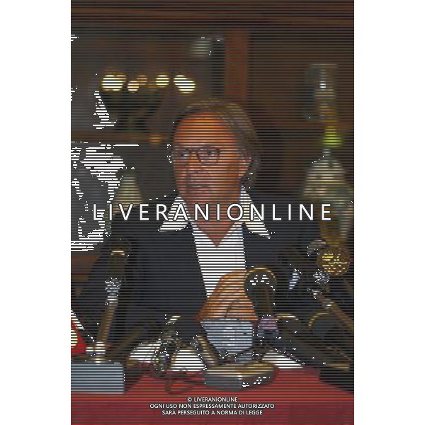 FIORENTINA CALCIO 2003/2004 NELLA FOTO DIEGO DELLA VALLE FOTO ALDO LIVERANI