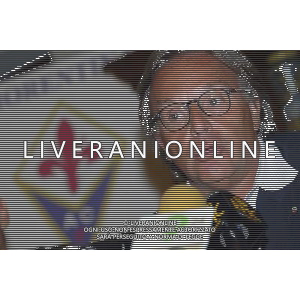 FIORENTINA CALCIO 2003/2004 NELLA FOTO DIEGO DELLA VALLE FOTO ALDO LIVERANI