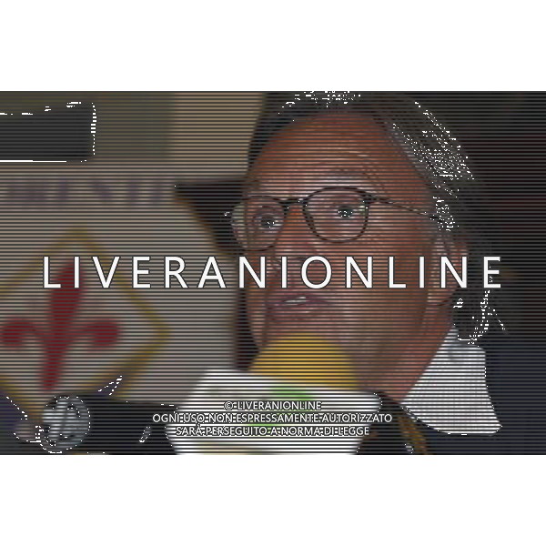 FIORENTINA CALCIO 2003/2004 NELLA FOTO DIEGO DELLA VALLE FOTO ALDO LIVERANI