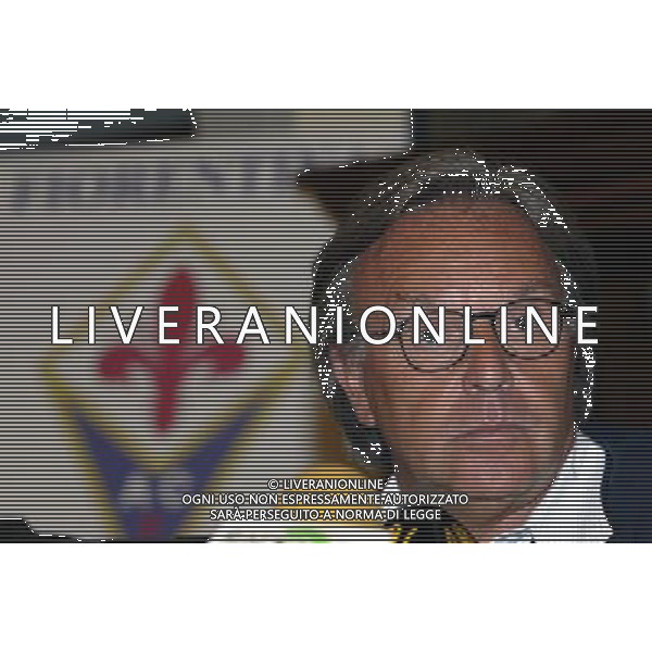 FIORENTINA CALCIO 2003/2004 NELLA FOTO DIEGO DELLA VALLE FOTO ALDO LIVERANI