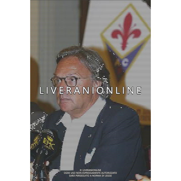 FIORENTINA CALCIO 2003/2004 NELLA FOTO DIEGO DELLA VALLE FOTO ALDO LIVERANI