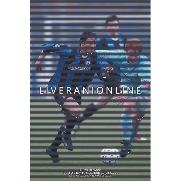BERGAMO 02/04/2003 ATALANTA - LAZIO FINALE DI RITORNO DELLA COPPA ITALIA PRIMAVERA NELLA FOTO INACIO PIA E GAZZI FOTO MARCO LUZZANI / AGENZIA ALDO LIVERANI