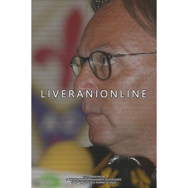 FIORENTINA CALCIO 2003/2004 NELLA FOTO DIEGO DELLA VALLE FOTO ALDO LIVERANI