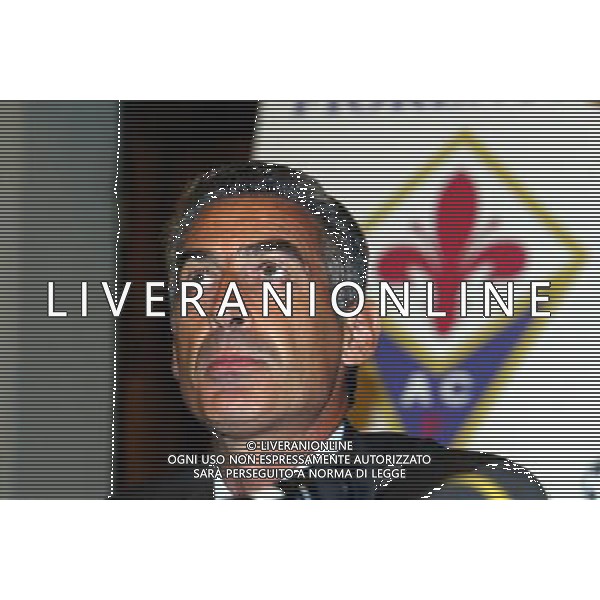FIORENTINA CALCIO 2003/2004 NELLA FOTO GINO SALICA PRESIDENTE FIORENTINA CALCIO FOTO ALDO LIVERANI