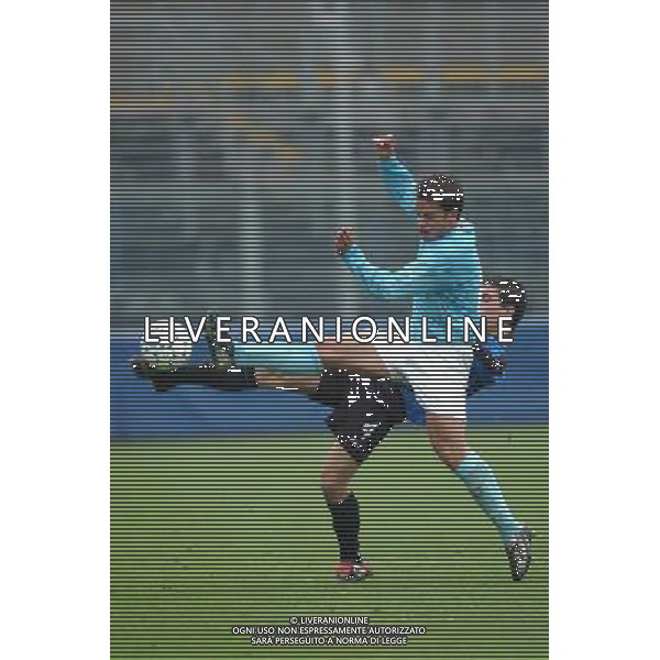BERGAMO 02/04/2003 ATALANTA - LAZIO FINALE DI RITORNO DELLA COPPA ITALIA PRIMAVERA NELLA FOTO MORICI E PADOIN FOTO MARCO LUZZANI / AGENZIA ALDO LIVERANI