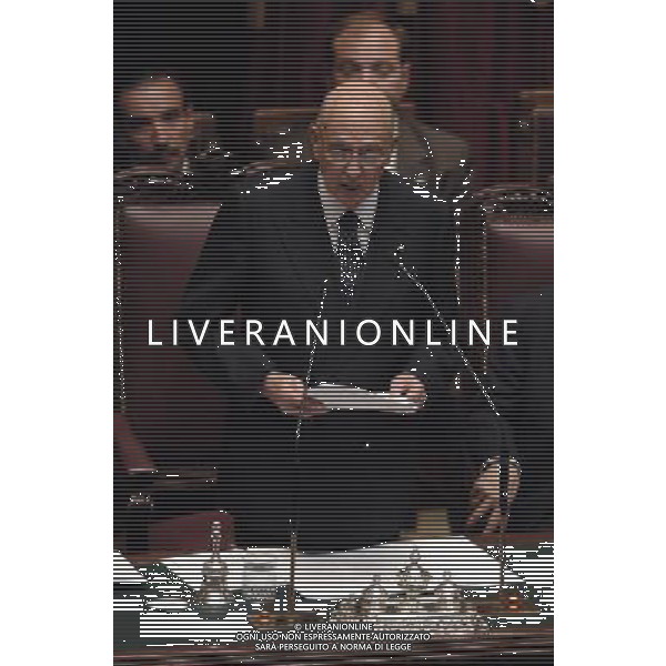 ROMA, 15 MAGGIO 2006 SEDUTA COMUNE CAMERA E SENATO CON I RAPPRESENTANTI DELLE REGIONI PER IL GIURAMENTO DEL PRESIDENTE DELLA REPUBBLICA GIORGIO NAPOLITANO NELLA FOTO GIORGIO NAPOLITANO FOTO AG ALDO LIVERANI