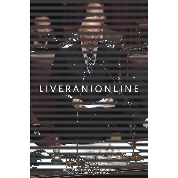 ROMA, 15 MAGGIO 2006 SEDUTA COMUNE CAMERA E SENATO CON I RAPPRESENTANTI DELLE REGIONI PER IL GIURAMENTO DEL PRESIDENTE DELLA REPUBBLICA GIORGIO NAPOLITANO NELLA FOTO GIORGIO NAPOLITANO FOTO AG ALDO LIVERANI