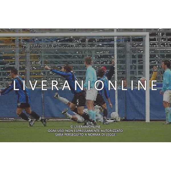 BERGAMO 02/04/2003 ATALANTA - LAZIO FINALE DI RITORNO DELLA COPPA ITALIA PRIMAVERA NELLA FOTO GOL CANINI FOTO MARCO LUZZANI / AGENZIA ALDO LIVERANI