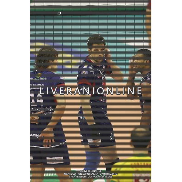 TREVISO 18/05/2006 PLAY OFF SCUDETTO FINALE-GARA 4 SISLEY TREVISO- LUBE BANCA MARCHE MACERATA NELLA FOTO GERIC ANDRIJA, DENNIS ANGEL E MILJKOVIC IVAN FOTO PAOLA GARBUIO/AG. ALDO LIVERANI