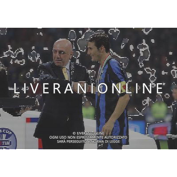Milano 11/05/2006 Finale Coppa Italia TIM 2005/06 inter-roma nella foto galliani e zanetti javier ph marco luzzani/ag aldo liverani s.a.s.