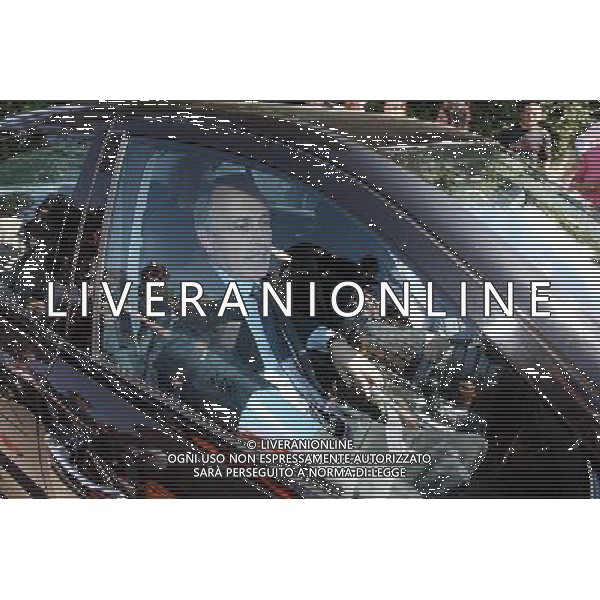 Coverciano (Fi) 22/05/2006 Raduno della Nazionale Italiana di Calcio nella foto l\'arrivo di Giancarlo Abete ph gianni nucci/ag. aldo liverani