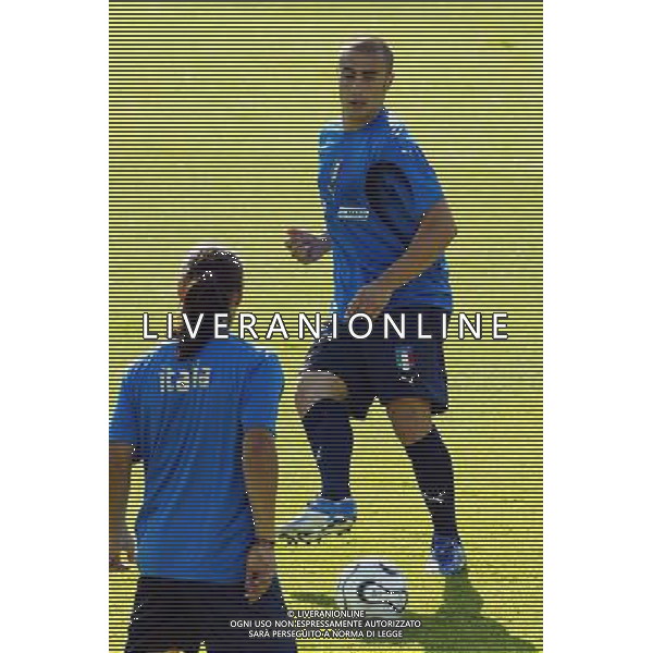 Coverciano (Fi) 22/05/2006 Raduno e allenamento della Nazionale Italiana di Calcio nella foto fabio cannavaro ph gianni nucci/ag. aldo liverani