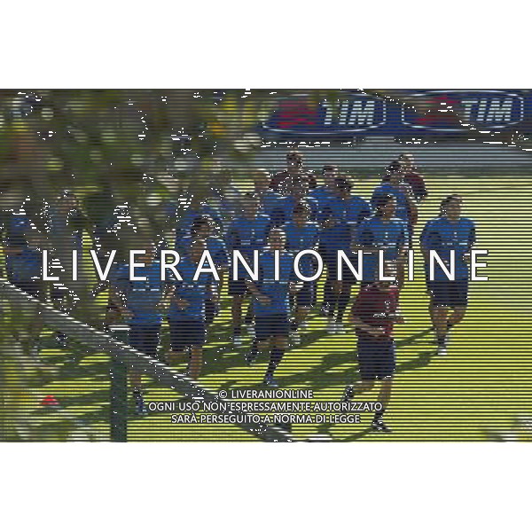 Coverciano (Fi) 22/05/2006 Raduno e allenamento della Nazionale Italiana di Calcio nella foto corsa di gruppo ph gianni nucci/ag. aldo liverani