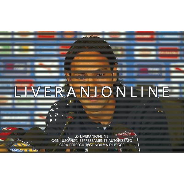 Coverciano (Fi) 23/05/2006 Allenamento nazionale italiana (secondo giorno) nella foto alessandro nesta in conferenza stampa ph gianni nucci/ag. aldo liverani
