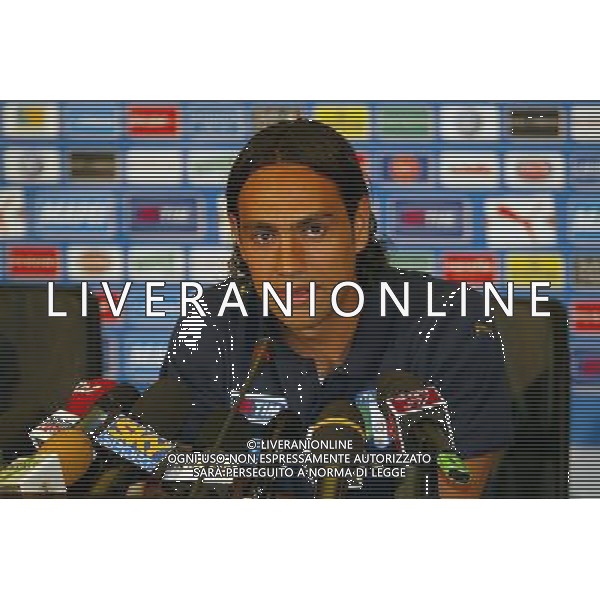 Coverciano (Fi) 23/05/2006 Allenamento nazionale italiana (secondo giorno) nella foto alessandro nesta in conferenza stampa ph gianni nucci/ag. aldo liverani