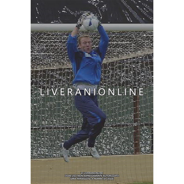 EUROPEI PORTOGALLO 2006 NAZIONALE ITALIANA UNDER 21 AVEIRO 22/05/2006 NELLA FOTO: AGLIARDI IN ALLENAMENTO PH BELLINI/AG. ALDO LIVERANI