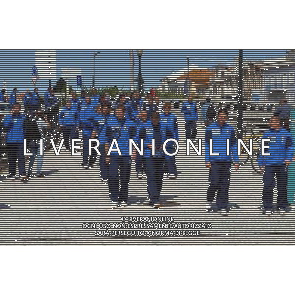 EUROPEI PORTOGALLO 2006 NAZIONALE ITALIANA UNDER 21 23/05/2006 NELLA FOTO: I GIOCATORI DELL\' UNDER 21 A PASSEGGIO AD AVEIRO PH BELLINI/AG. ALDO LIVERANI