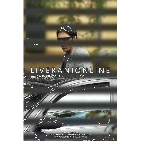 Coverciano (Fi) 24/05/2006 Ritiro della nazionale italiana (terzo giorno) nella foto Gianluigi Buffon mentre lascia il centro sportivo per recarsi a Parma dove verrˆ interrogato ph gianni nucci/ag. aldo liverani