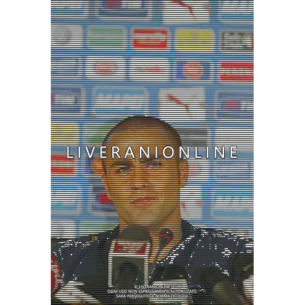 Coverciano (Fi) 24/05/2006 allenamento della Nazionale Italiana di Calcio in ritiro nella foto Fabio Cannavaro in conferenza Stampa ph gianni nucci/ag. aldo liverani
