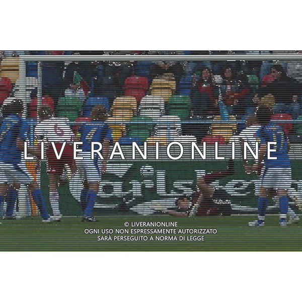 ITALIA - DANIMARCA 24/05/2006 EUROPEI UNDER 21 AVEIDO-PORTOGALLO NELLA FOTO: IL GOL DEL 1-1 DI WURTZ PH BELLINI/AG. ALDO LIVERANI