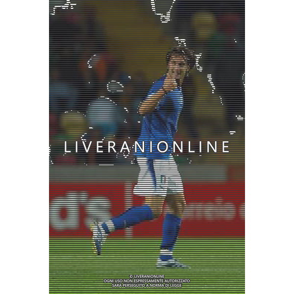 ITALIA - DANIMARCA EUROPEI UNDER 21 AVEIDO - PORTOGALLO 24/05//2006 NELLA FOTO: ESULTANZA DOPO IL GOL DI BIANCHI DEL 3-3 PH BELLINI/AG. ALDO LIVERANI