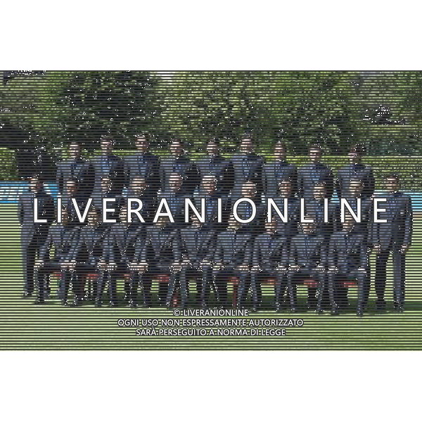 Coverciano (fi) 25/05/2006 Nazionale Italiana Calcio 2006 formazione e mezzi busti Italia nella foto gruppo in borghese ph nucci gianni/ag aldo liverani s.a.s.