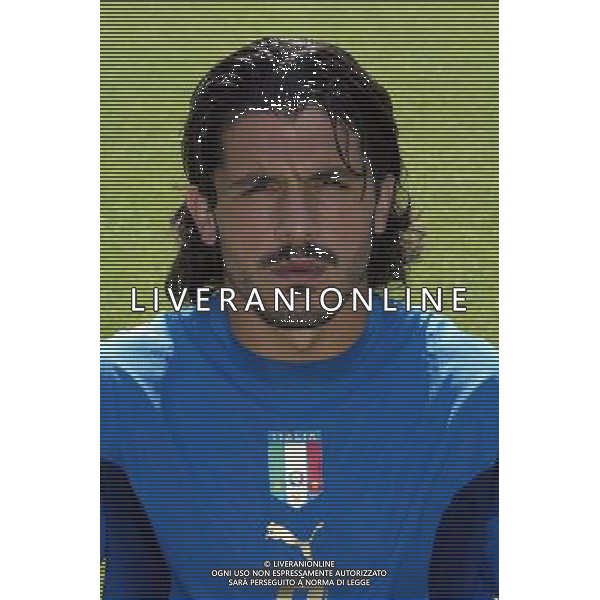 Coverciano (fi) 25/05/2006 Nazionale Italiana Calcio 2006 formazione e mezzi busti Italia nella foto gattuso gennaro ivan ph nucci gianni/ag aldo liverani s.a.s.